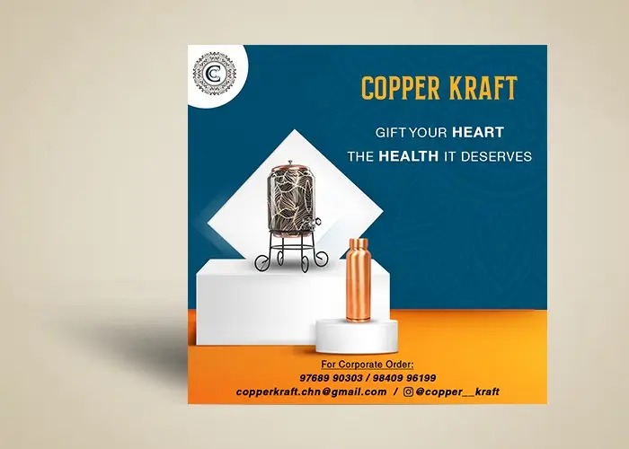 Creative branding and digital design project for Copper Kraft by Elohim Software Solutions