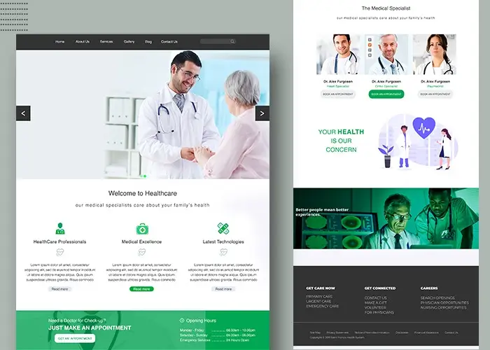 Hospitality Business Site Design showcased in Elohim Software Solutions portfolio