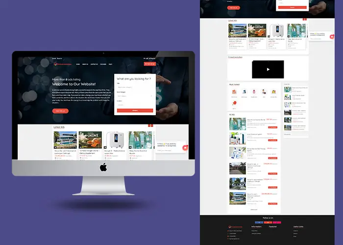 Finvestrevolution – Classified Website showcased in Elohim Software Solutions portfolio