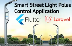 Smart Street Light Poles Control Application showcased in Elohim Software Solutions portfolio