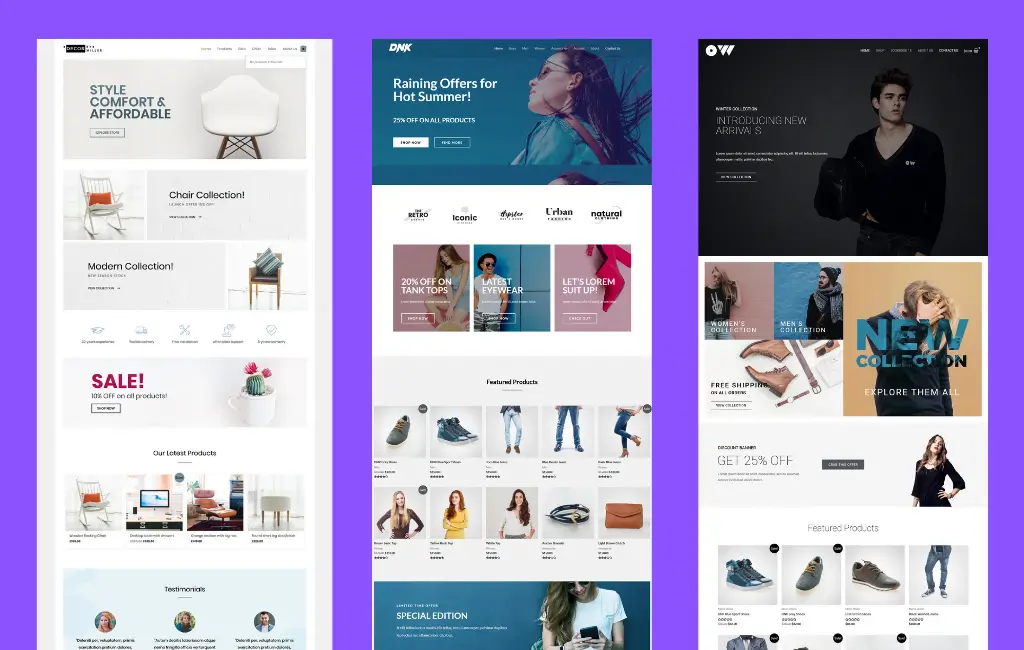Custom WordPress Portfolio & WooCommerce Website | Elohim Software Solutions